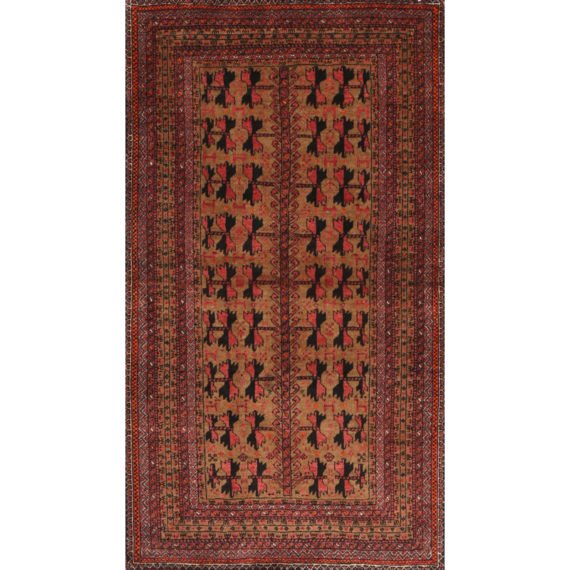 Tapis brun Southwestern, Rectangle 5 pi x 8 pi