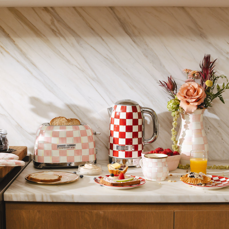 Check Electric Kettle, Cherry