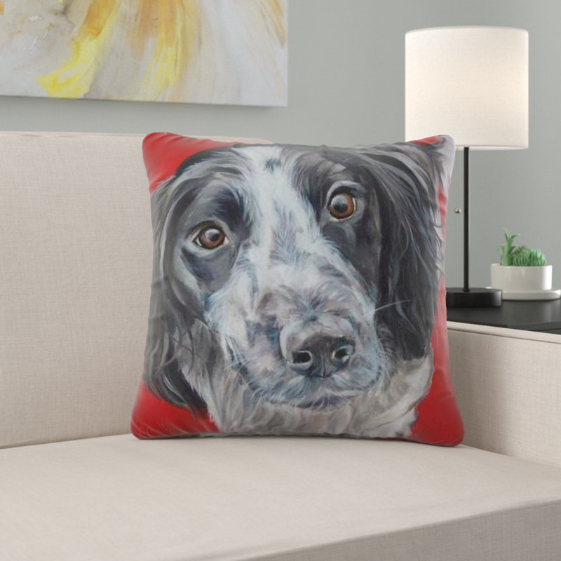 Brick Square Throw Cushion, 44 x 44cm
