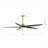 Chanille 5-Blade Solid Wood Ceiling Fan with LED Light and Remote Control-1313818203-1313818200-1313818202