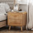 Braughton Farmhouse Rustic 2-Drawer Nightstand