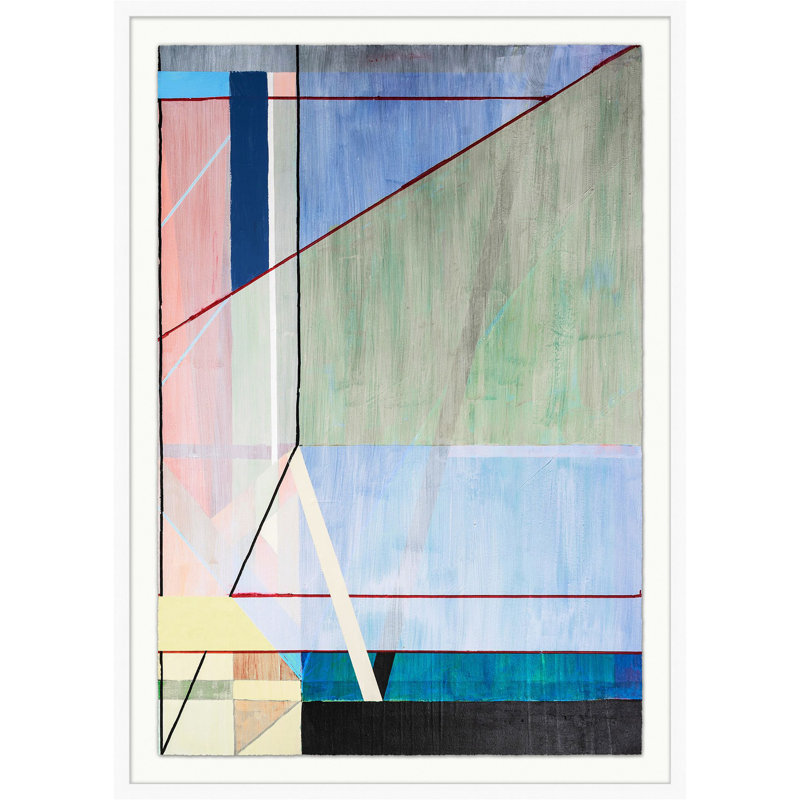 Lillian August " Pastel Grid 2 " by Lillian August