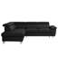 Alfreddie Leather Corner Sofa with Sleeping Function and Storage-356251847-356251850