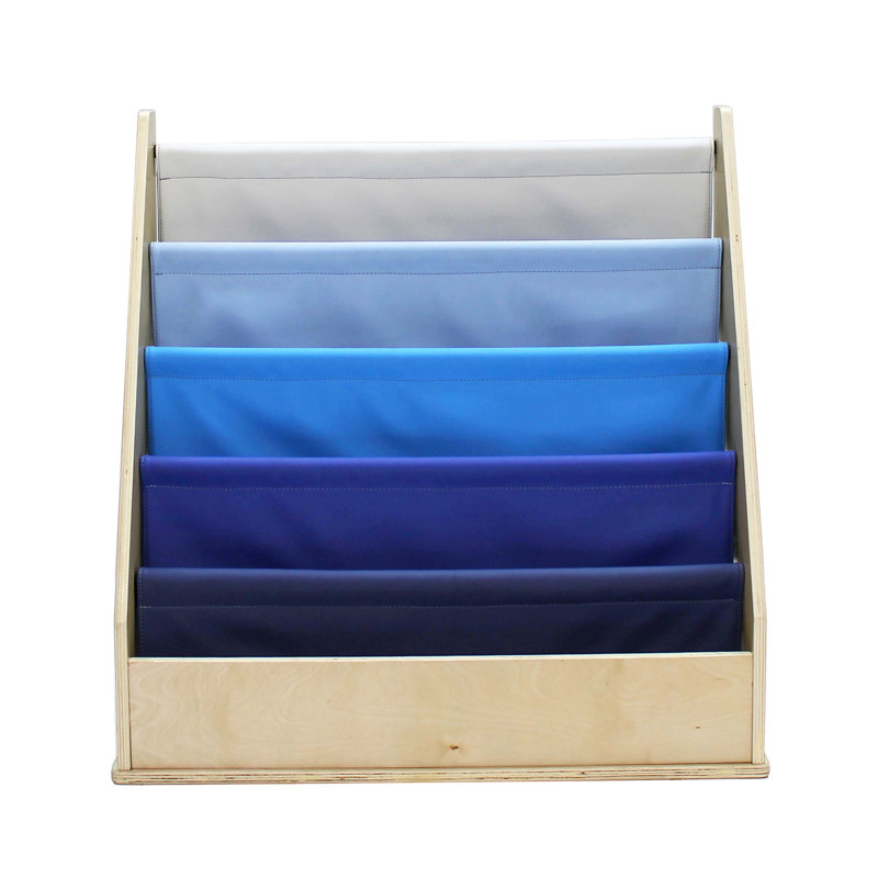 Présentoir à livres Birch Sling, Bleu marine / bleu poudre