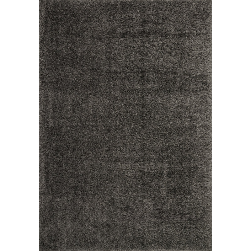Tapis tissé à la machine gris Marvin, Rectangle 9 pi 3 po x 13 pi