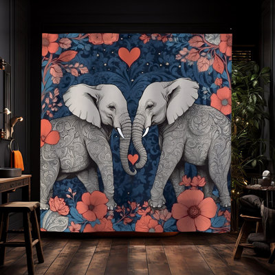Rideau de douche Zion Elephant