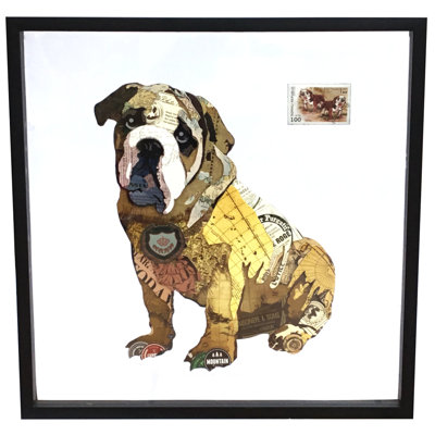 Sitting Dog - Painting