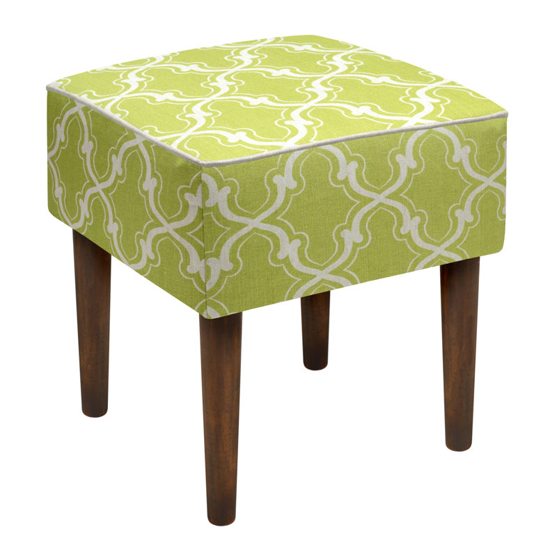 Tabouret d'appoint en bois massif, Chartreuse