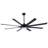 72"/84"/100" Outdoor/Indoor 8 Aluminum Blades Ceiling Fan With Light and Remote-1417812723-1417812733