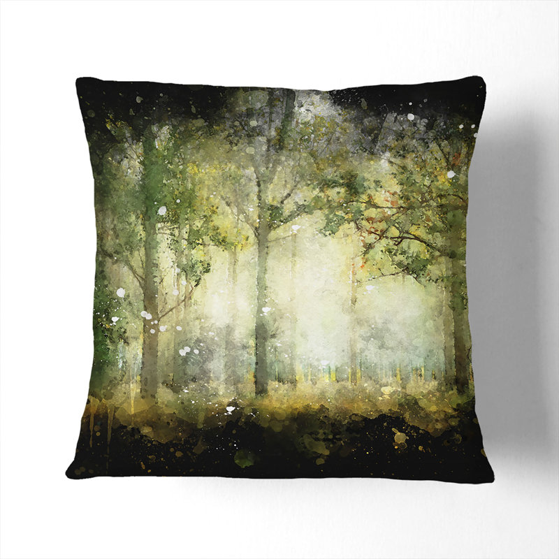 Square Cushion, 40cm H x 40cm W x 15cm D, Black