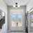 Keden Glass Semi Flush Mount