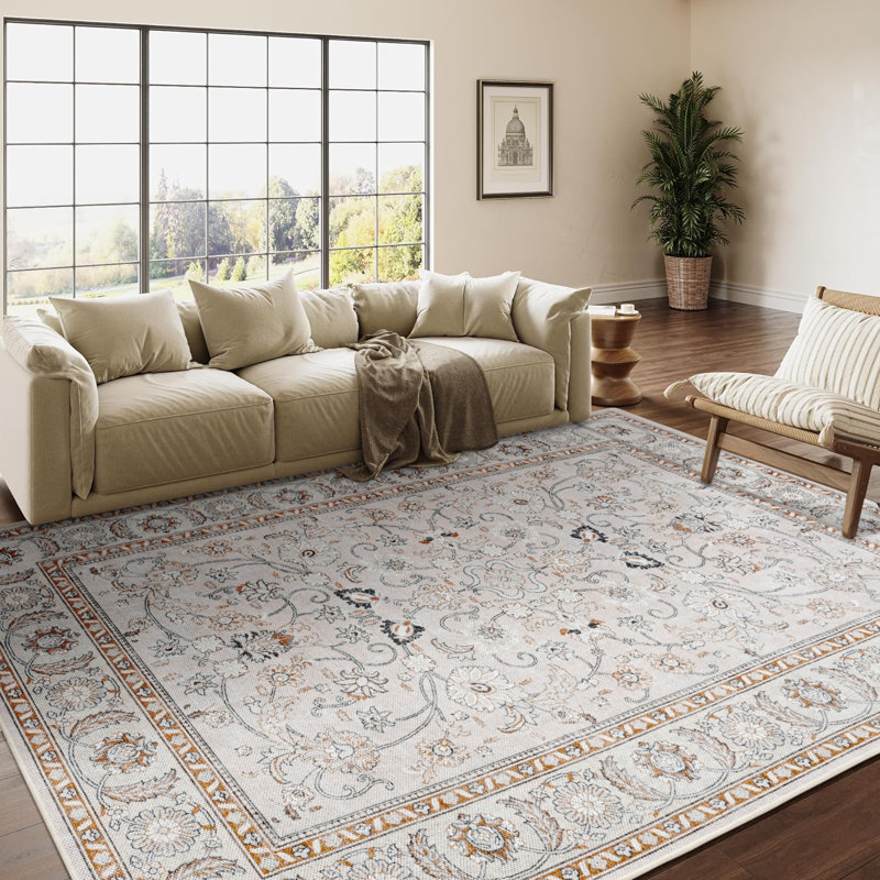 Tapis rectangulaire à usage commercial Fillender avec envers antidérapant, Rectangle 6 pi x 9 pi