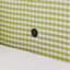 Lit de jour en vichy double avec couchette simple sans sommier, avec port USB et adorable tissu en forme de vague-130631871-130631874