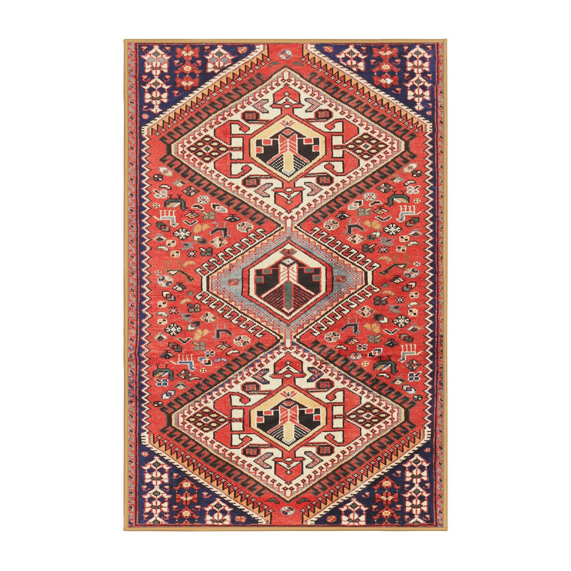 Tapis rouge à motif sud-ouest, Rectangle 8 pi x 10 pi