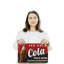 Plaque en plastique 11 po x 17 po Ice Cold Cola