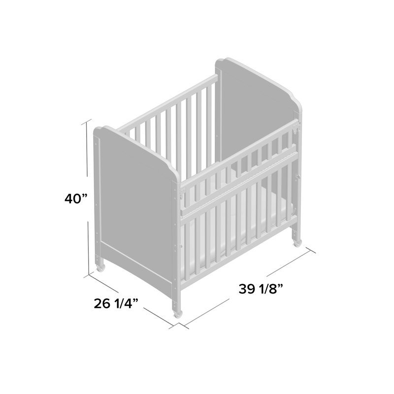 Serenity Compact SafeReach Mirrorview Crib