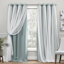 Paire de rideaux obscurcissant et isolant avec œillets de couleur unie Nunley-567484719-567484720