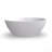55 Inch Freestanding Solid Surface Soaking Bathtub