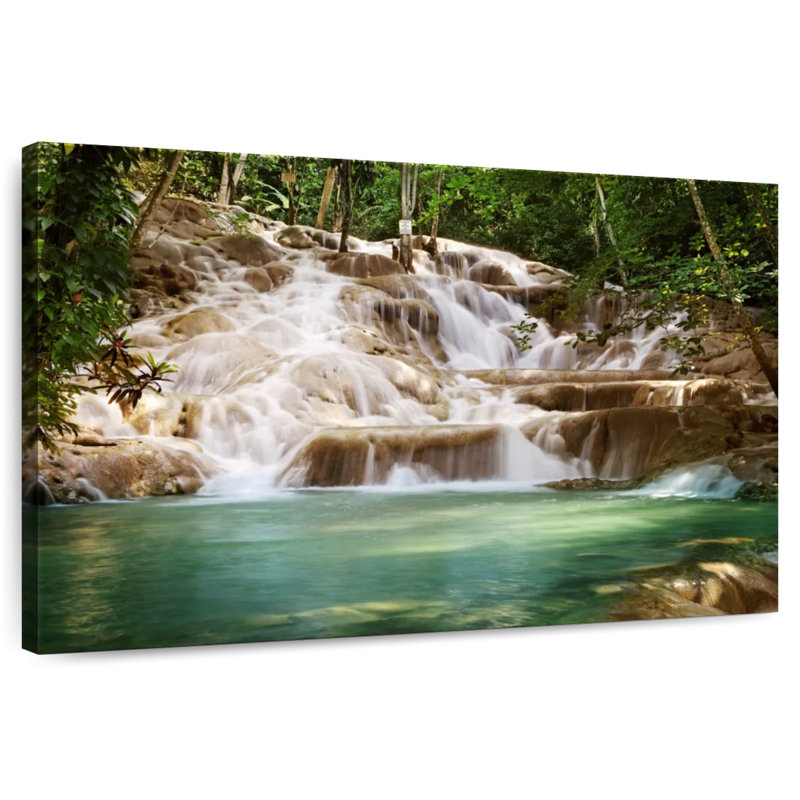 Les chutes de la rivière Dunn, H 26 po x l 39 po