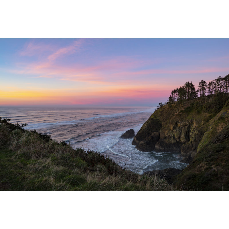 Washington Coast Sunset by DaveAlan - Wrapped Canvas Print, 51cm H x 76cm W x 3.8cm D
