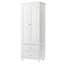 Grande armoire de rangement avec deux tiroirs pour salle de bain / bureau, blanc (ancien SKU: WF299284AAK)