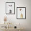 Fleurs dans le vase, art moderne simple, impressions encadrées, affiches, petit art mural-104785362-104785363