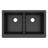 Karran Retrofit Farmhouse Apron Front Quartz Composite 34'' X 21-1/4'' 50/50 Double Bowl Kitchen Sink-35699282
