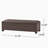 PE WICKER STORAGE BENCH