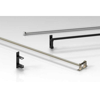 Gwyneth 107cm 1cm Single Curtain Pole