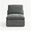 Fauteuil d'appoint en chenille à compression 33 po Moorebank-131239444
