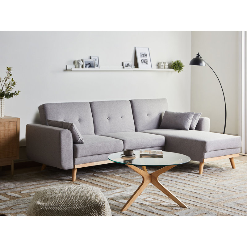 KAARINA 3 Seater Sofa Bed, Grey