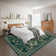 Snakes Machine Washable Area Rug Non Slip Wild Life Serpent Print Rug Low Pile Aesthetics Carpet for Living Room Bedroom Office