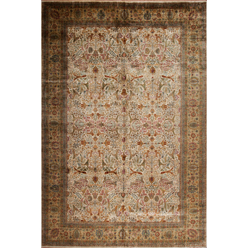 Golden Age Hand Knotted Wool Area Rug
