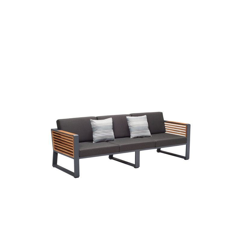 New York Outdoor 4 - Piece Teak Conversation Set