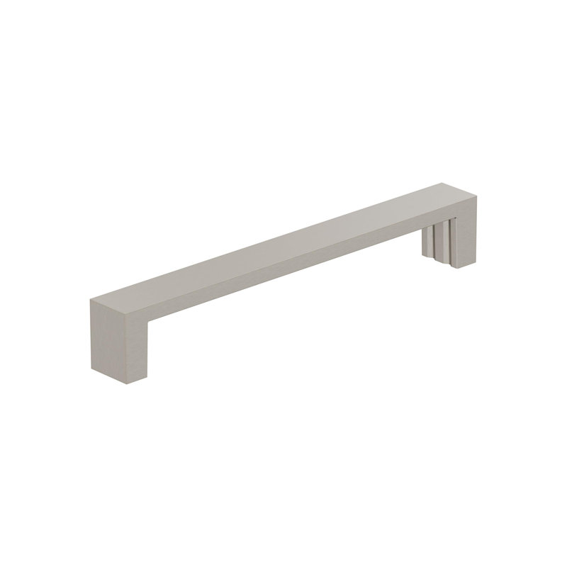 Poignée d'armoire en nickel satiné centre-à-centre Augment 6 5/16 po (160 mm) - paquet de 25, 6 5/16", Nickel satiné