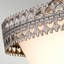 Maryam Glass Semi Flush Mount