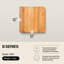 BoosBlock® John Boos Square 1.5" Edge Grain Maple Cutting Board-501072