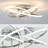 Kamorion 1-Light LED Flush Mount Ceiling Triac Dimmable Flower Shape-1985873205