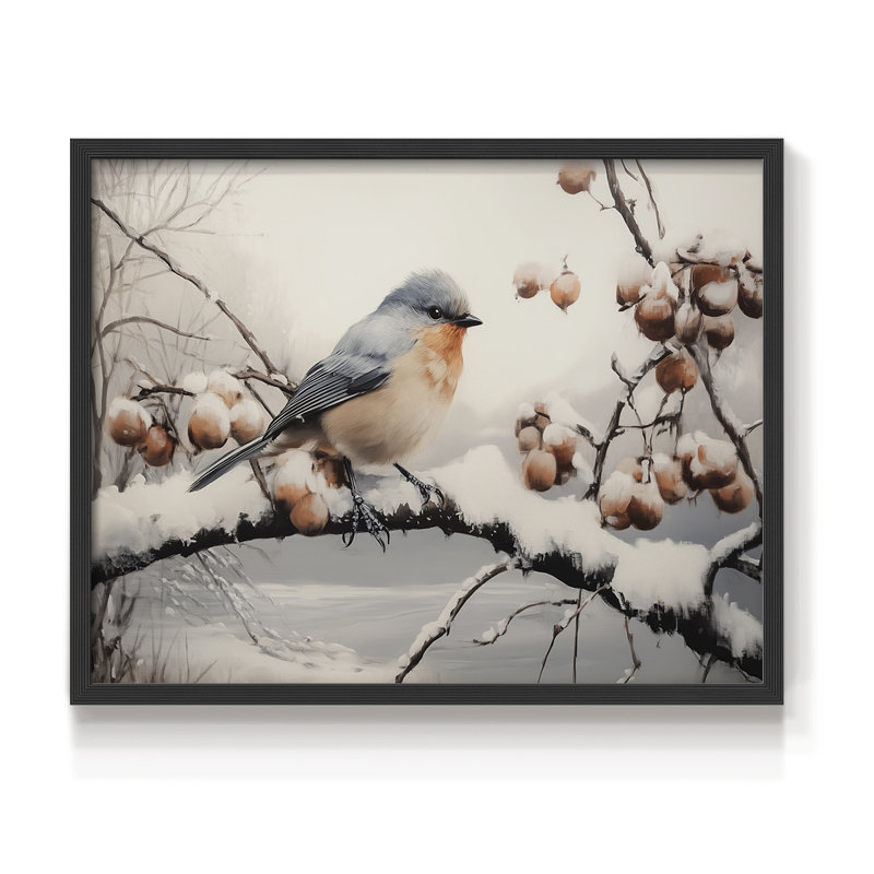 Art de Noël - DCCCLVI - Reproduction encadrée - Restickable, H 11 po x l 14 po, Noir