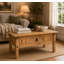 Simonsen Four Leg Coffee Table with Storage