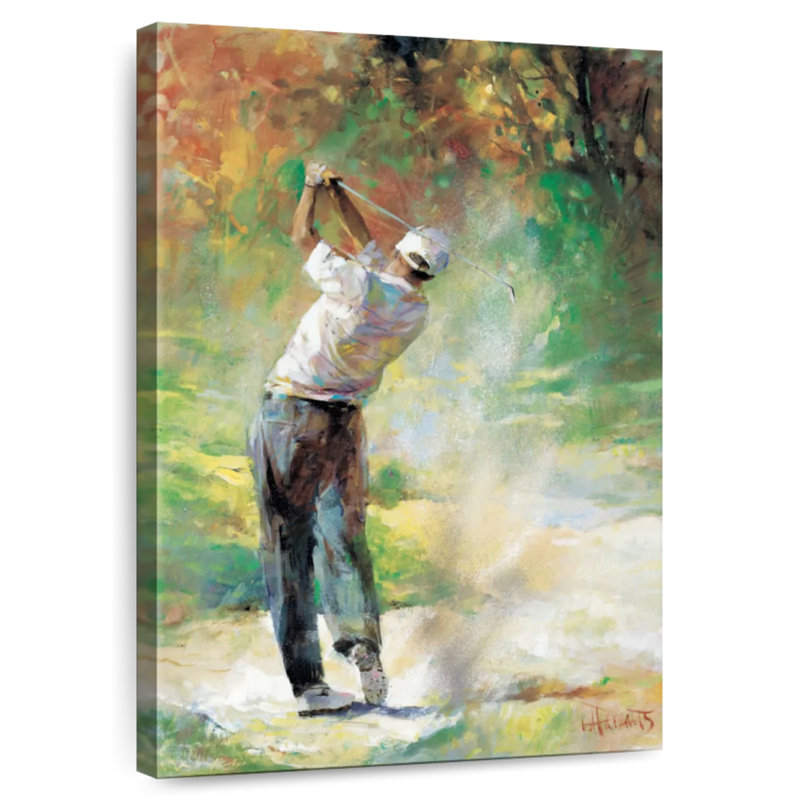 Sirci, une journée parfaite pour le golf, H 30 po x l 20 po