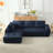 L-Shape Sectional Oversized Sofa with soft cushion-1904383011-1904383453