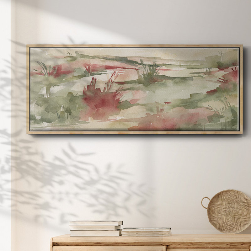 Rust Grasslands II- Framed Canvas