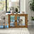 PETMAKER Furniture-Style Dog Crate - Acacia Wood Kennel with Double Doors and Cushion-87236532-87236531
