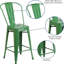 Anastassios Industrial Style Stool Chair- Modern Metal Galvanised Steel-1656121902-1656121904
