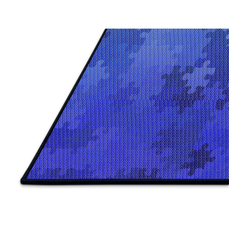 Tapis mauve à métier motorisée, Rectangle 5 pi x 7 pi