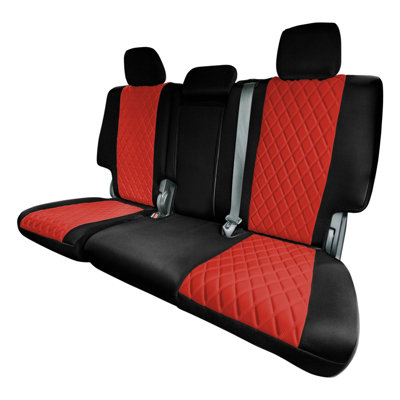 Neoprene Car Seat Covers Rear Set Custom Fit for 2011 2021 Jeep Grand Cherokee