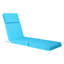 Ensemble de 2 coussins de chaise longue d'extérieur imperméables de 72 po x 21 po