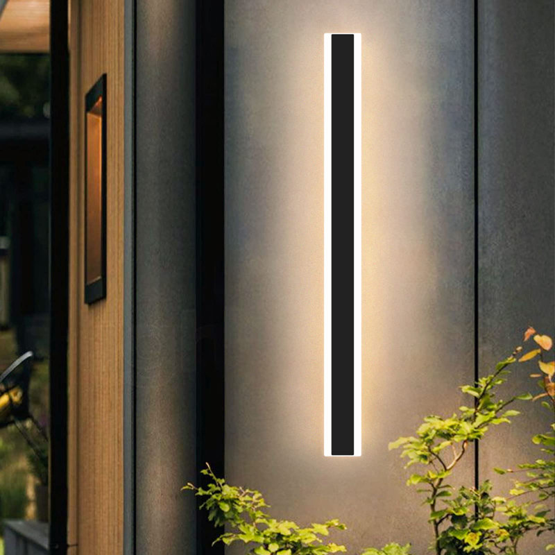 Lumières murales d'extérieur à DEL fixes intégrées en aluminium 3000K IP67