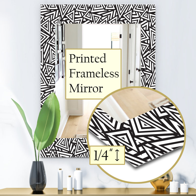 Miroir mural, H 24 po x l 32 po